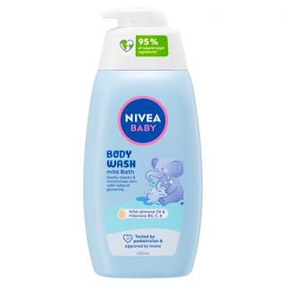Nivea Baby sprchový gel 450 ml Body Wash Mild Bath