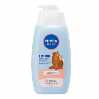 Nivea Baby tělové mléko 500 ml Soft &amp; Light