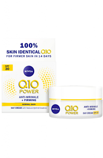 Nivea denní krém 50 ml Q10 Power zpevňující proti vráskám SPF 30 (Všechny typy pleti)
