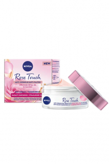 Nivea denní krém 50 ml Rose Touch proti vráskám