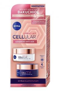 Nivea Duo denní + noční krém 2x50 ml Hyaluron Cellular Filler Elasticity