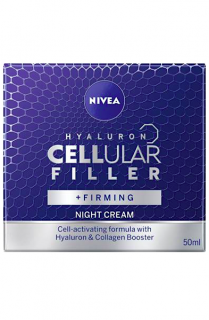 Nivea Hyaluron Cellular Filler noční krém 50 ml zpevňující (Všechny typy pleti)