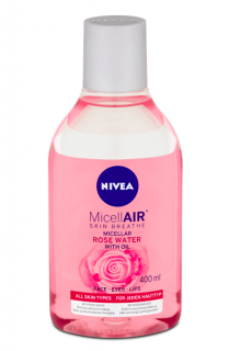 Nivea micelární voda 400 ml Dvoufázová s růžovou vodou
