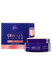 Nivea noční krém 50 ml Hyaluron Cellular Filler (Všechny typy pleti)