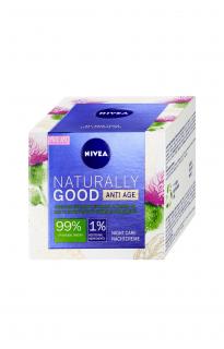 Nivea noční krém 50 ml Naturally Good anti-age proti vráskám