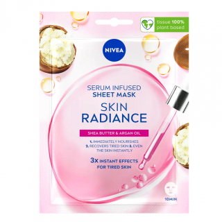 Nivea pleťová maska textilní rozjasňující 1 ks Skin Radiance