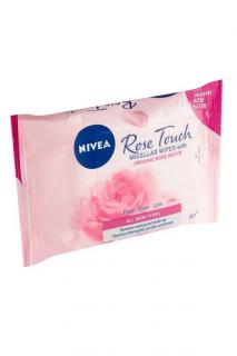 Nivea pleťové ubrousky micelární 25 ks Rose Touch