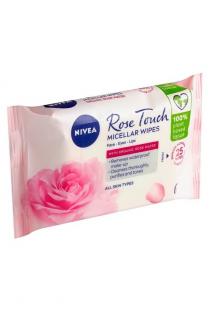 Nivea pleťové ubrousky micelární 25 ks Rose Touch
