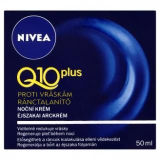 Nivea Q10 Plus noční krém proti vráskám 50 ml (Normální až suchá pleť)