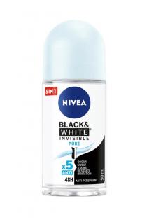 Nivea roll-on antiperspirant 50 ml Invisible for Black &amp; White Pure