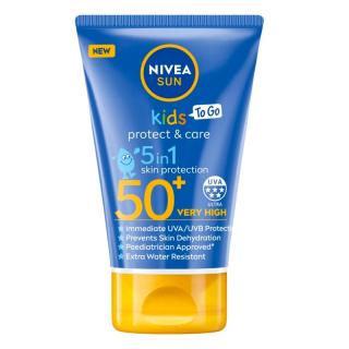 Nivea Sun Kids Protect &amp; Care kapesní mléko na opalování SPF50+ 50 ml