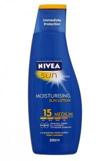 Nivea Sun mléko na opalování 200 ml SPF15 Moisturising