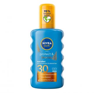 Nivea Sun Protect &amp; Bronze sprej na opalování 200 ml SPF30