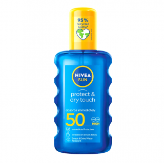 Nivea Sun Protect &amp; Dry Touch sprej na opalování SPF50 200 ml