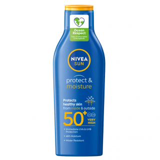 Nivea Sun Protect &amp; Moisture mléko na opalování SPF50+ 200 ml