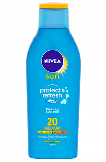 Nivea Sun Protect &amp; Refresh Osvěžující mléko na opalování SPF20 200 ml