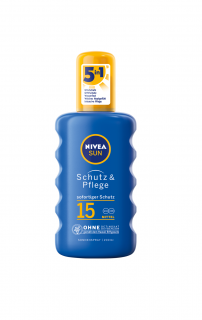 Nivea Sun Schutz &amp; Pflege hydratační sprej na opalování SPF 15 200 ml