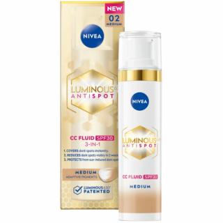 Nivea tónovací CC krém 40 ml Luminous 630° SPF30 střední