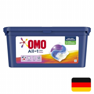 Omo gelové kapsle 24 ks Color 648 g (Dovoz: Německo)