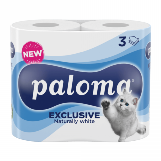 Paloma toaletní papír 4 ks Exclusive 3-vrstvý