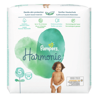 Pampers plenky Harmonie 5 junior 11-16 kg 24 ks