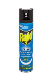 Raid proti létajícímu hmyzu 400 ml Komáři a mouchy