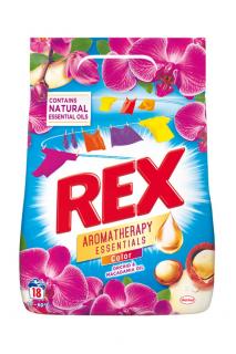 Rex prací prášek 18 dávek Color Aromatherapy Orchid &amp; Macadamia Oil 1,17 kg
