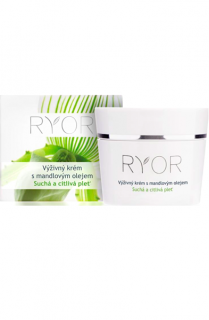 Ryor krém 50 ml výživný s mandlovým olejem (Suchá a citlivá pleť)
