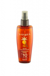 Sahara olej na opalování ve spreji SPF10 150 ml s kokosovým olejem