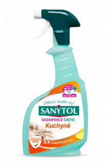 Sanytol dezinfekční čistič na kuchyně 500 ml vůně citrónu