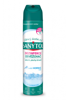 Sanytol dezinfekční osvěžovač vzduchu, povrchů a textilií 300 ml Horská vůně
