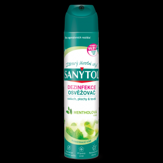 Sanytol dezinfekční osvěžovač vzduchu, povrchů a textilií 300 ml Mentholová vůně