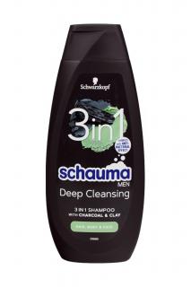 Schauma Men šampon 400 ml Deep Cleansing 3v1