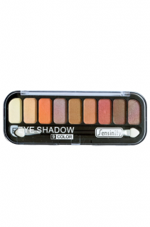 Sensinity oční stíny s aplikátorem 9 Color č.1 hnědé