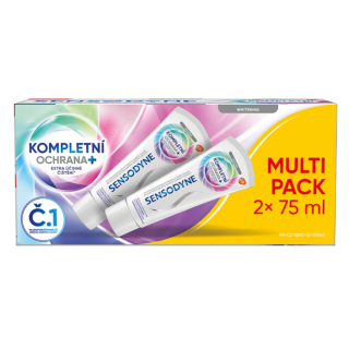 Sensodyne zubní pasta 2 x 75 ml Kompletní ochrana + Whitening