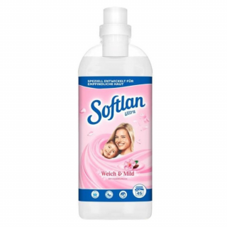 Softlan aviváž 45 dávek aviváž Weich &amp; Mild Sensitiv 1 l (Dovoz: Německo)