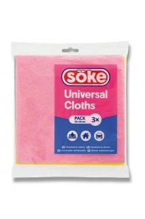 Söke univerzální utěrky 3 ks Universal Cloths 38 x 38 cm