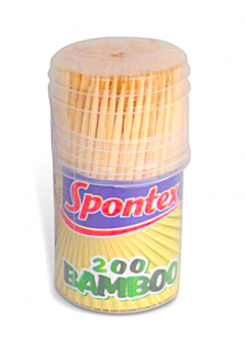 Spontex bambusová oboustranná párátka 200 ks