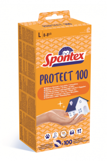 Spontex vinylové rukavice 100 ks vel. L Protect 100