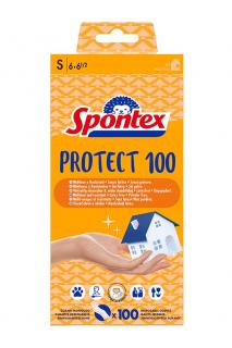 Spontex vinylové rukavice 100 ks vel. S Protect 100