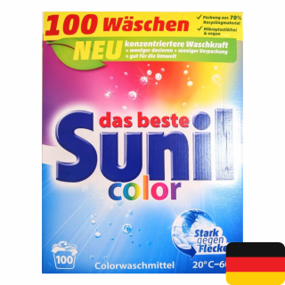 Sunil prací prášek 100 dávek Color 5 kg (Dovoz: Německo)