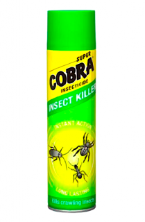 Super Cobra zabiják hmyzu 400 ml Lezoucí hmyz (Kills crawiling insects) (Lezoucí hmyz)