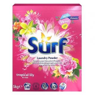 Surf prací prášek 100 dávek Universal Tropical Lily &amp; Rose 5 kg