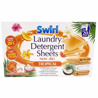 Swirl prací papírky 20 dávek Universal Tropical (Dovoz: Anglie)