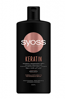 Syoss šampon 500 ml Keratin Blue Lotus