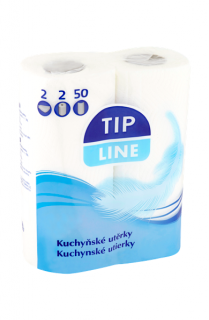 Tip Line kuchyňské utěrky 2 ks 2-vrstvé