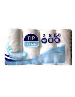 Tip Line toaletní papír 8 ks 2 vrstvý