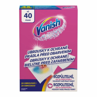 Vanish ubrousky proti obarvení 20 ks Color Protect 40 praní