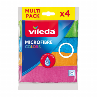 Vileda univerzální mikrohadřík 4 ks Colors 30x30 cm