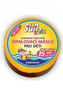 Vivaco Sun Kids kokosové opalovací máslo SPF15 200 ml